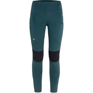 image:imageFjllrven Abisko Womens Trekking Tights  Moisture Wicking Fabric Lightweight Comfortable Stretch  Hiking TrekkingMountain Blue