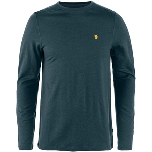 image:imageFjllrven Bergtagen Merino 190 Mens Long Sleeve Shirt  Temperature Control Breathable Wool Warmth  Hiking TrekkingMountain Blue