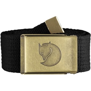 image:imageFjllrven Canvas Brass Belt  Durable Webbing Brass Buckle Adjustable Classic Style  Hiking TravelBlack