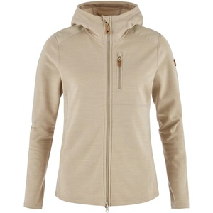image:imageFjllrven Keb Fleece Womens Hooded Jacket  Insulated Fleece Breathable Warmth Durable Construction  Hiking TrekkingFossil