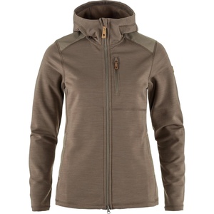 image:imageFjllrven Keb Fleece Womens Hooded Jacket  Insulated Fleece Breathable Warmth Durable Construction  Hiking TrekkingSuede Brown