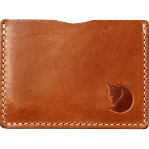 image:imageFjllrven Ovik Card Holder  Premium Leather Slim Profile Secure Storage  TravelLeather Cognac