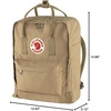 image:imageFjllrven Kanken Backpack  Durable Vinylon Fabric WaterResistant Classic Design  School TravelClay