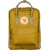 image:imageFjllrven Kanken Backpack  Durable Vinylon Fabric WaterResistant Classic Design  School TravelOchreChess Pattern