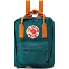 image:imageFjllrven Kanken Mini Backpack  Compact Everyday Carry Durable Vinylon Fabric  TravelArctic GreenSpicy Orange