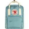 image:imageFjllrven Kanken Mini Backpack  Compact Everyday Carry Durable Vinylon Fabric  TravelSky BlueLight Oak