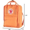 image:imageFjllrven Kanken Mini Backpack  Compact Everyday Carry Durable Vinylon Fabric  TravelSunstone Orange