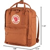 image:imageFjllrven Kanken Mini Backpack  Compact Everyday Carry Durable Vinylon Fabric  TravelTerracotta Brown