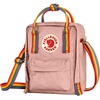 image:imageFjllrven Kanken Rainbow Sling  WaterResistant Fabric Compact Storage Adjustable Strap  TravelChalk Roserainbow