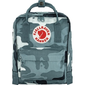 image:imageFjllrven Kanken Graphics Mini Backpack  Compact Everyday Carry Durable Vinylon Fabric  Travel Nimbus BlueHidden Animals One SizeNimbus Bluehidden Animals