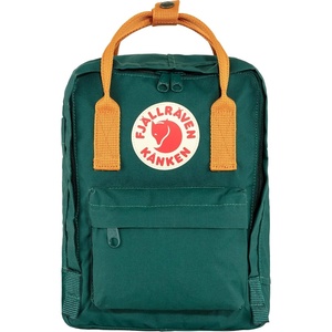 image:imageFjllrven Kanken Mini Backpack  Compact Everyday Carry Durable Vinylon Fabric  TravelArctic GreenSpicy Orange