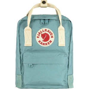 image:imageFjllrven Kanken Mini Backpack  Compact Everyday Carry Durable Vinylon Fabric  TravelSky BlueLight Oak