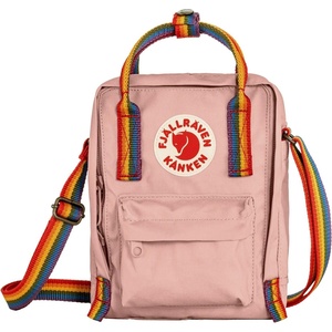 image:imageFjllrven Kanken Rainbow Sling  WaterResistant Fabric Compact Storage Adjustable Strap  TravelChalk Roserainbow