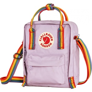 image:imageFjllrven Kanken Rainbow Sling  WaterResistant Fabric Compact Storage Adjustable Strap  TravelPastel Lavenderrainbow