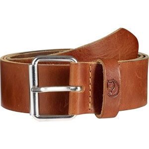 image:imageFjllrven Singi 4 cm Belt  Durable Leather Metal Buckle Adjustable Fit  Hiking TravelLeather Cognac