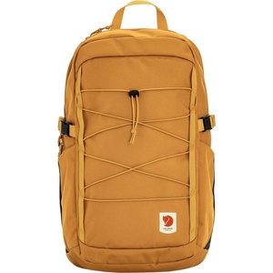 image:imageFjllrven Skule 24 Backpack  Spacious Storage Padded Back Panel Breathable Design  Travel Hiking School Red Gold One SizeRed Gold