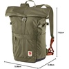 image:imageFjllrven High Coast Foldsack 24 Backpack  Lightweight QuickDry Fabric WaterResistant Design  Hiking Travel GreenGreen