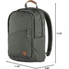 image:imageFjllrven Raven 20 Backpack  MultiPocket Organization Padded Support Durable Fabric  Commuting Travel BasaltBasalt
