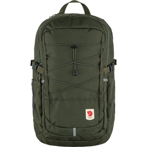 image:imageFjllrven Skule 28 Backpack  Spacious Storage Padded Back Panel Breathable Design  Travel Hiking Patina GreenDeep Forest