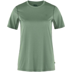 image:imageFjllrven Abisko Day Hike Womens Short Sleeve Shirt  Comfortable Lightweight Breathable Fabric  Hiking TravelPatina Green