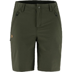image:imageFjllrven Abisko Womens Shorts  Stretch Panels Lightweight Durable Fabric  Hiking TrekkingDeep Forest