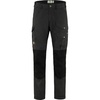 image:imageFjllrven Vidda Pro Mens Hiking Trousers US Wasit Inseam 29 32 Regular Regular Dark GreyBlack