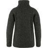 image:imageFjllrven UnisexAdult vik Cable Knit Roller Neck WDark Grey