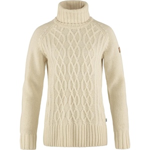 image:imageFjallraven F84793113M Ovik Cable Knit Roller Neck W Chalk White M