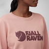 image:imageFjllrven Logo Sweater Womens Sweatshirt  Soft Fleece Classic Crewneck Organic Cotton Blend  Hiking TravelDark Navy